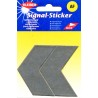 Reflective Signal-Sticker "Arrow" silver/2 pcs.