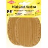 Mini-Cord-Patches 11 x 8.5 cm beige/2pcs.