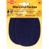 Mini-Cord-Patches 11 x 8.5 cm dark blue/2pcs.