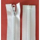 Plastic Zipper open-end P6 40 cm white/1 pc.