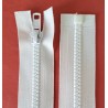 Plastikinis atidaromas užtrauktukas P6 50 cm baltas/1 vnt.