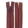 Plastic Zipper P40, 16 cm length, color T-49 - brown/1 pc.