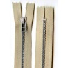 Plastic Zipper P40, 16 cm length, color T-39 - beige/silver/1 pc.