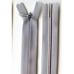 Invisible Zipper 20 cm color 386 - gray/1 pc.