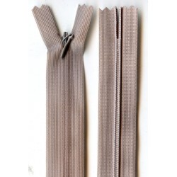 Invisible Zipper 20 cm color 340 - brownish gray/1 pc.