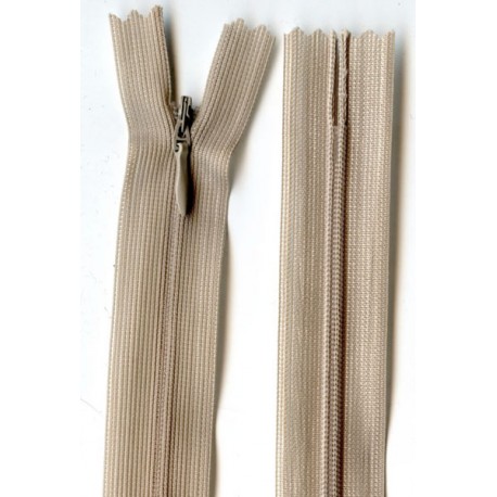 Invisible Zipper 20 cm color 085 - light beige/1 pc.