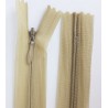 Invisible Zipper 18 cm color 845 - beige/1 pc.