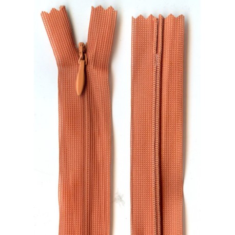 Invisible Zipper 20 cm color 808 - brownish orange/1 pc.