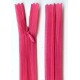 Invisible Zipper 22 cm color 383 - dark rose/1 pc.