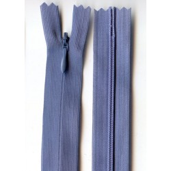 Paslėptas 20 cm ilgio užtrauktukas, spalva 280 - melsvai pilka/1 vnt.