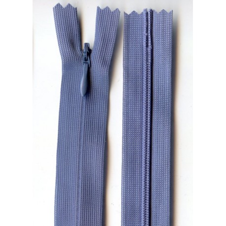 Invisible Zipper 20 cm color  - bluish gray/1 pc.