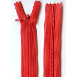 Invisible Zipper 18 cm color 820 - red/1 pc.