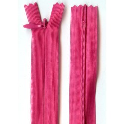 Paslėptas 22 cm ilgio užtrauktukas, spalva 383 - rožinė/1 vnt.