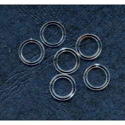 Bra plastic rings 10 mm transparent/50 pcs.