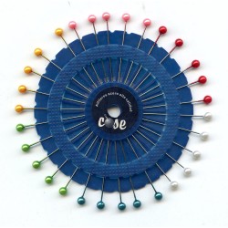 Pearl Head Pins art. 430158.0003/55x0.80 mm colors/30 pcs.