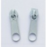 No.3 Coil Non Lock Long Pull Sliders White/1 pc.