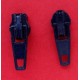 No.3 Nylon Coil Auto Lock Short Tab Sliders Zipper Pull Color - navy blue/1 pc.