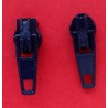 No.3 Nylon Coil Auto Lock Short Tab Sliders Zipper Pull Color - navy blue/1 pc.