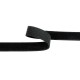 Elastic Hook&Loop Tape 25 mm loop side, black/1m