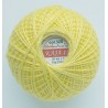 Cotton crocheting yarn "Kaja", color 329-yellow/30g/200m