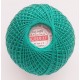 Cotton crocheting yarn "Kaja", color 1455-turquoise green/30g/200m