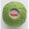 Cotton crocheting yarn "Kaja", color 327-light green/30g/200m