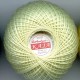 Cotton crocheting yarn "Kaja", color 312-light greenish yellow/30g/200m