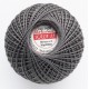 Cotton crocheting yarn "Kaja", color 1458-dark grey/30g/200m