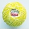 Cotton crocheting yarn "Kaja", color 336-yellow shaded /30g/200m