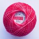 Cotton crocheting yarn "Kaja", color 340-red shaded /30g/200m