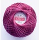 Cotton crocheting yarn "Kaja", color 341-cherry shaded /30g/200m