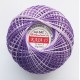 Cotton crocheting yarn "Kaja", color 342-violet shaded /30g/200m