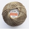 Cotton crocheting yarn "Kaja", color 348-brown shaded /30g/200m