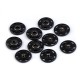 Sew on Plastic Press Snap Fasteners Ø 25 mm, blue, rustproof/1 pc.