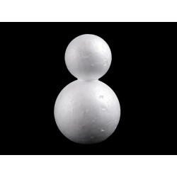 Styrofoam "Snowman" 45x75 mm/1 pc.