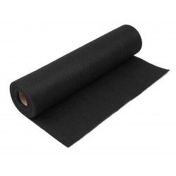 PES Felt Fabric art.920125 color 7-black, 2mm, 290 g/m², 100cm Width/0.5m