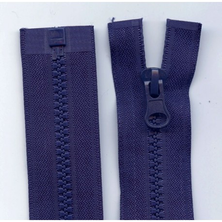 Plastic Zipper open-end P6 60 cm navy/1 pc.