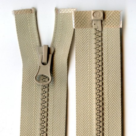 Plastic Zipper open-end P6 60 cm color T-38 - beige/1 pc.