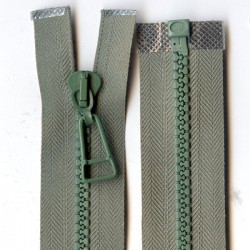 Plastic Zipper open-end P6 60 cm color T-28 - olive/1 pc.