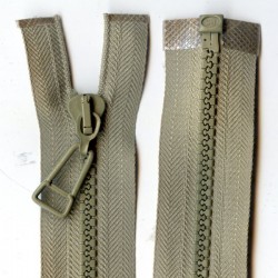 Plastic Zipper open-end P6 60 cm color T-56 - olive/1 pc.