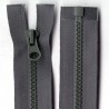 Plastikinis atidaromas užtrauktukas P6 40 cm spalva D182 - tamsi pilka/1 vnt.