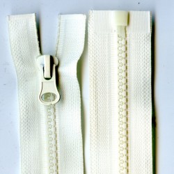 Plastic Zipper open-end P6 45 cm color D502 - cream/1 pc.