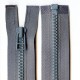 Plastic Zipper open-end P6 50 mm color T-58 - gray/1 pc.