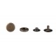 Snap Fasteners "ALFA 12.5" stainless, nickel free, old brass/50 pcs.