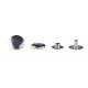 Snap Fasteners "ALFA 12.5", stainless, nickel free, silver/50 pcs.