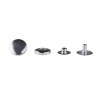 Snap Fasteners "ALFA 12.5", stainless, nickel free, silver/50 pcs.