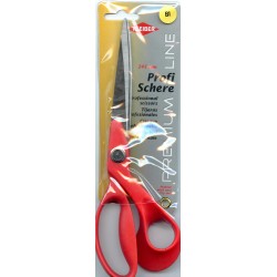 Professional scissors art.921-61 red/24.5 cm