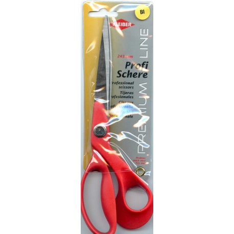 Professional scissors art.921-61 red/24.5 cm