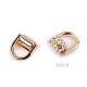 Loop for bags handles, 16 mm, gold/1pc.