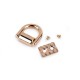 Loop for bags handles, 16 mm, gold/1pc.